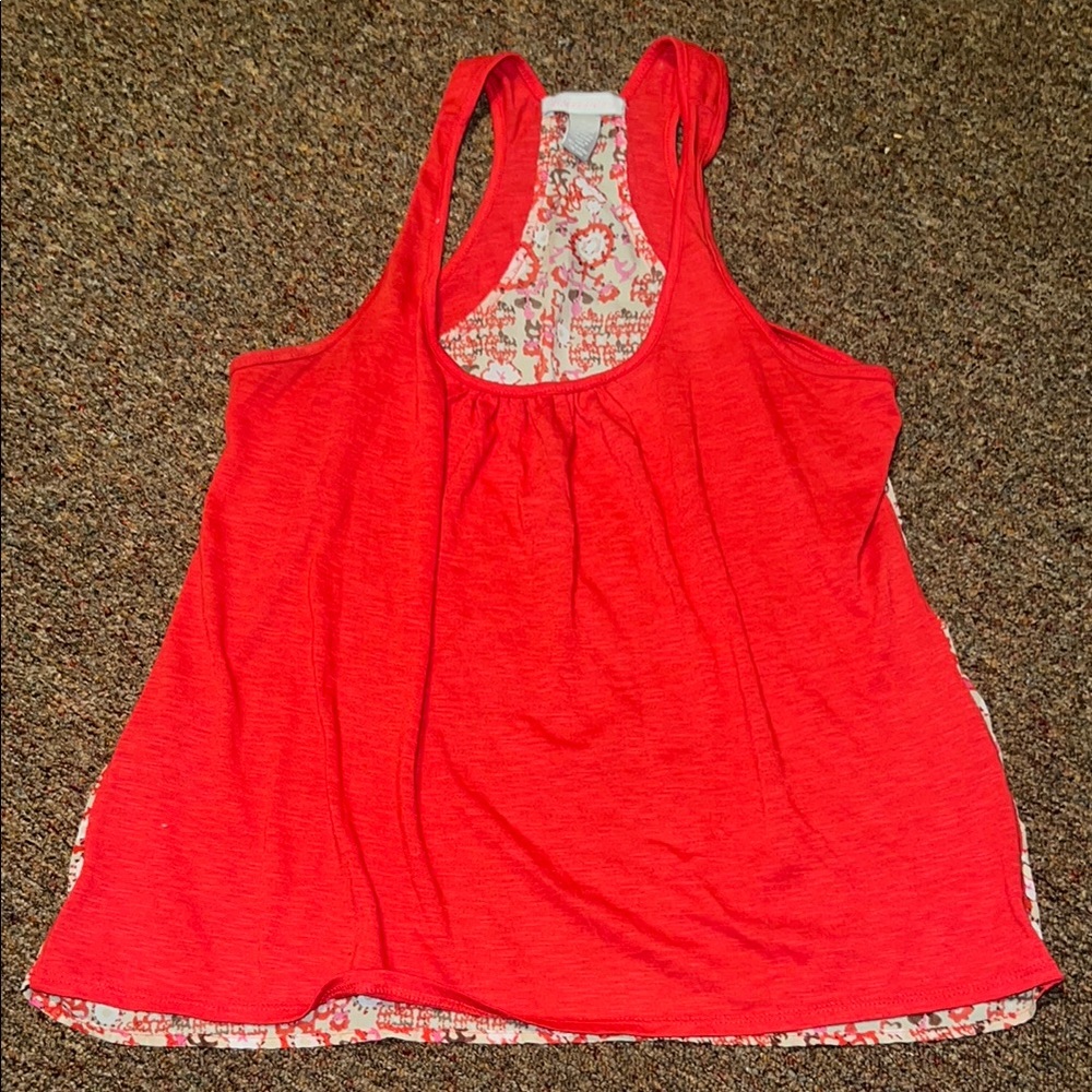 Weavers Red Large Tank Top